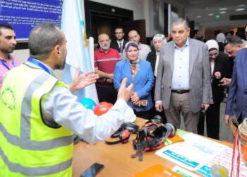 رئيس جامعة كفر الشيخ يفتتح فعاليات ملتقى السلامة والصحة المهنية بالجامعة