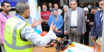 رئيس جامعة كفر الشيخ يفتتح فعاليات ملتقى السلامة والصحة المهنية بالجامعة