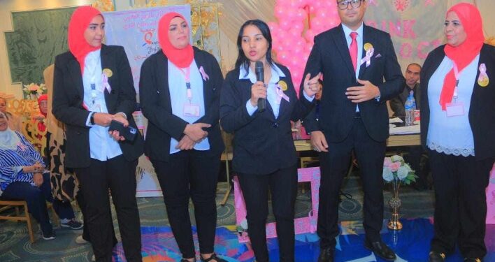 أماني مكي  : اليوم العالمي لمرضي سرطان الثدي في احتفالية بنادي المعلمين بالجيزة