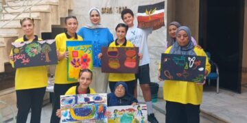 انطلاق الورشة الثانية فى الرسم المؤهلة لمسابقة المواهب الذهبية لذوي الاحتياجات الخاصة