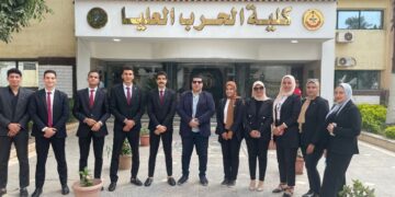 طلاب جامعة كفر الشيخ تشارك في المعرض الثانى للكتاب لخدمة الدارسين من العسكريين والمدنيين بالأكاديمية العسكرية للدراسات العليا والاستراتيجية