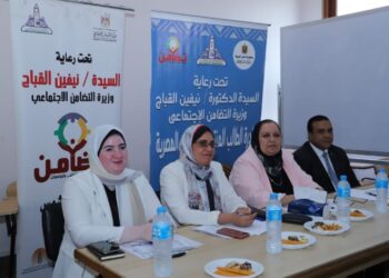 جامعة عين شمس تعقد لجنة تقييم دراسات الجدوى لمبادرة الطالب المنتج لوزارة التضامن الإجتماعى بالجامعات