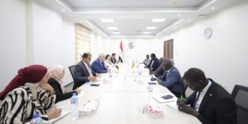 وزير التعليم العالي يلتقي نظيره بجنوب السودان