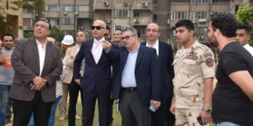 جولة تفقدية لرئيس جامعة عين شمس بالمدينة الطبية