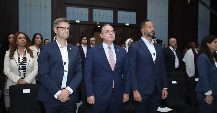 الدكتور محمد فريد رئيس الهيئة العامة للرقابة المالية يلقي الكلمة الرئيسية في قمة مصر لرأس المال المخاطر