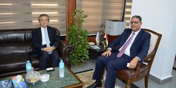 ” الاستشعار من البُعد ” تبحث سُبل دعم التعاون المُشترك مع سفير اليابان بالقاهرة