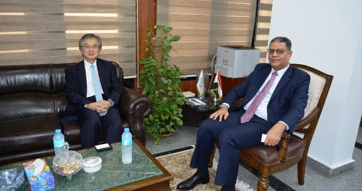 ” الاستشعار من البُعد ” تبحث سُبل دعم التعاون المُشترك مع سفير اليابان بالقاهرة