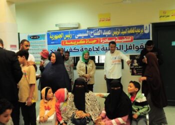 جامعة كفر الشيخ تطلق قافلة طبية ضمن المبادرة الرئاسية “حياة كريمة” لقرية العزيمة 1 الطرفاية بمركز الحامول