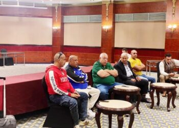 اجتماع اللجنة الفنية بالبطولة العربية لكمال الاجسام بالاسكندريه   استعداد الاخيره للبطولة العربيه لكمال الاجسام