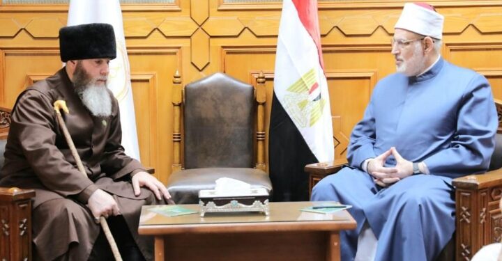 وكيل الأزهر يستقبل المفتي العام للشيشان لبحث سبل تعزيز التعاون المشترك