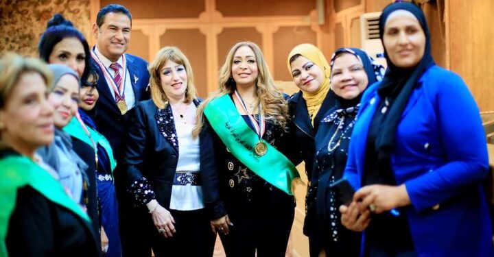 نجاح باهر لمؤتمر تدشين(اتحاد دعم المرأة العربية) برئاسة سيدة الأعمال نرمين المصري