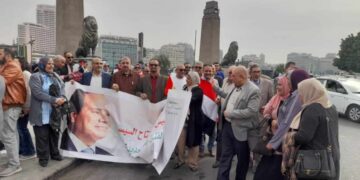 ناصر الجندى مدير عام حدائق القبة يقود مسيرة رد الجميل لتأييد الرئيس السيسى