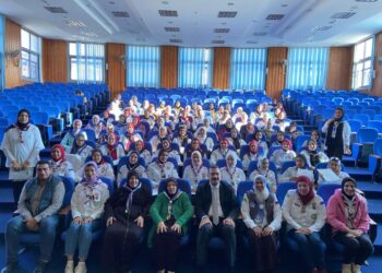 جامعة كفر الشيخ تنظم فعاليات الدراسه الرسمية للمعلومات الاوليه لمساعدات قائدات الجواله