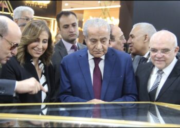 المصيلحي وسمير يفتتحا النسخة الثالثة  من المعرض الدولي للذهب والمجوهرات ” نبيو”