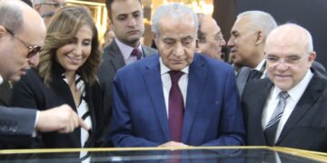 المصيلحي وسمير يفتتحا النسخة الثالثة  من المعرض الدولي للذهب والمجوهرات ” نبيو”