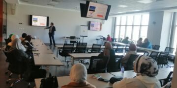 تعاون مع جامعة برلين التقنية ومحاضرة عن سلاسل الطاقة والمياه بجامعة عين شمس