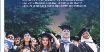 محاضرة تعريفية  لفرص الدراسة والحصول علي منح بجامعة كوين ماري ببريطانيا للعام الجامعي 2024 /2025 بحقوق عين شمس