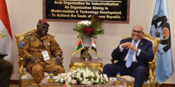 مباحثات ناجحة بين رئيس الهيئة العربية للتصنيع ووزير دفاع جمهورية بوركينا فاسو الشقيقة