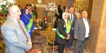 نجاح ( الملتقى الأول لقيادات العمل الإنسانى بالشرق الأوسط) بالتعاون بين الريادة الدولية للأعمال الانسانية برئاسة الاستاذ سعيد بدر والوطنية أليكس للدراسات والتنمية