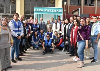 رئيس جامعة عين شمس يستقبل وفد من مؤسسة حياة كريمة