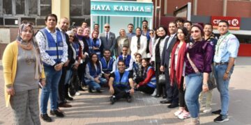 رئيس جامعة عين شمس يستقبل وفد من مؤسسة حياة كريمة