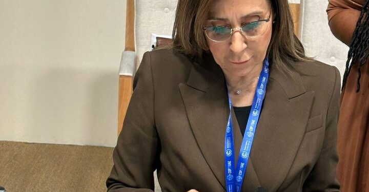 وزيرة الثقافة تشارك في الحوار الوزاري رفيع المستوى لإطلاق مجموعة أصدقاء العمل المناخي المعني بالثقافة خلال مشاركتها في فعاليات COP28 بدُبي