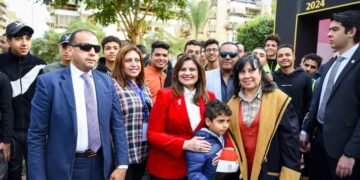 وزيرة الهجرة تدلي بصوتها في الانتخابات الرئاسية المصرية 2024م