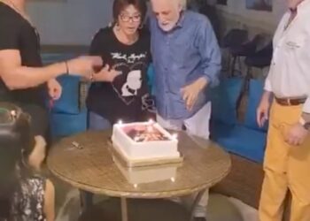 السفير عبد العزيز الصويغ يحتفل بعيد ميلاده بحضور الفنانة الكبيرة نبيلة عبيد