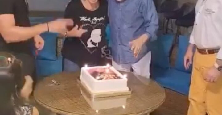 السفير عبد العزيز الصويغ يحتفل بعيد ميلاده بحضور الفنانة الكبيرة نبيلة عبيد