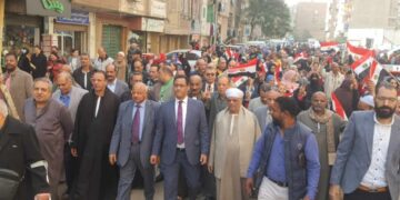 زغلول يدلي بصوتة الانتخابي وسط بمسيرة حاشدة من اهل العمرانية