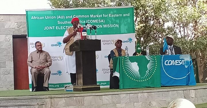 بيان للاتحاد الأفريقي والكوميسا بشأن مراقبة الانتخابات الرئاسية