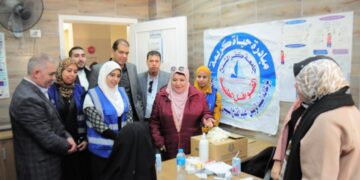جامعة كفر الشيخ تطلق قافلة طبية تنموية وتوعوية عن الهجرة الغير شرعية ضمن المبادرة الرئاسية “حياة كريمة” لقرية برج البرلس