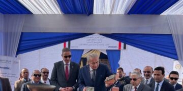  ”المصيلحى” يضع حجر أساس لثالث مخزن استراتيجي على مستوى الجمهورية بمحافظة الفيوم   