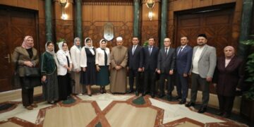 شيخ الأزهر يستقبل وفدًا أوزباكستانيًّا لمناقشة قضايا المرأة والأسرة في الإسلام