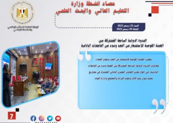 حصاد أنشطة وزارة التعليم العالي والبحث العلمي في أسبوع