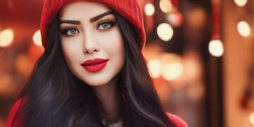 الإعلامية ندى حجازي تحتفل بأجواء الكريسماس