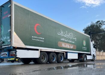بتوجيهات شيخ الأزهر … وصول أكبر قافلة مساعدات من بيت الزكاة والصدقات المصري لمعبر رفح تمهيدا لدخول غزة