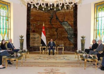 استقبل اليوم الرئيس عبد الفتاح السيسي وفدٱ أمريكي