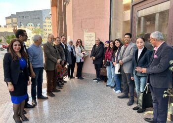 د. غادة جبارة تشهد احتفال المعهد العالي للنقد الفنى باسترداده المبني كاملا