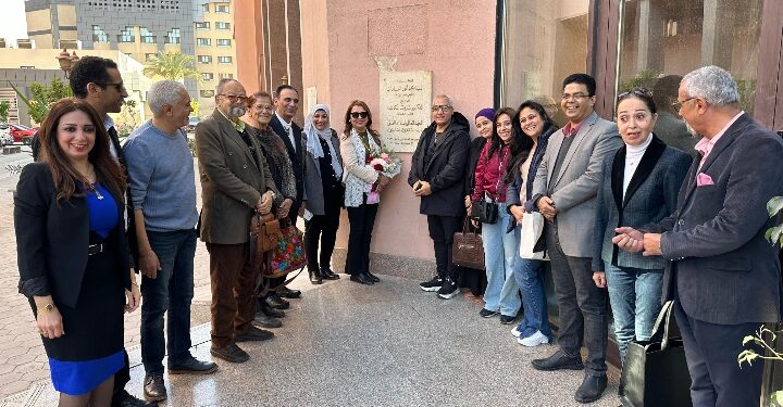 د. غادة جبارة تشهد احتفال المعهد العالي للنقد الفنى باسترداده المبني كاملا