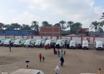 توقيع الكشف الطبى بالمجان على ٢٢٤٩ مواطن خلال قافلة طبية أطلقتها الصحة بأم الرضا الجديدة