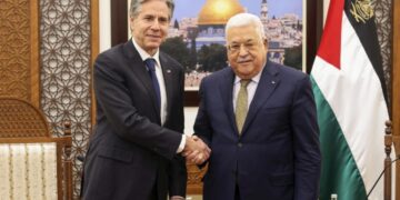 ننشر تفاصيل لقاء الرئيس عباس مع بلينكن