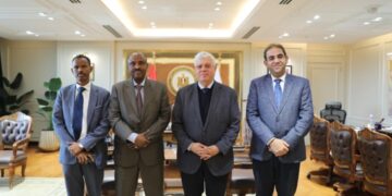 وزير التعليم العالي يستقبل سفير جيبوتي لبحث سبل التعاون الأكاديمي والبحثي