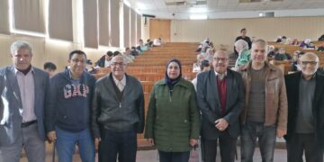 عميد زراعة عين شمس تجرى جولة تفقدية لامتحانات منتصف العام الدراسي 2023 – 2024م
