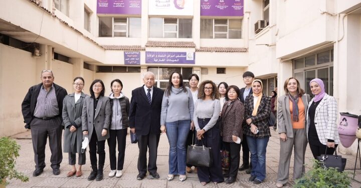 زيارة وفد رفيع المستوى من وكالة التعاون الكورى (KOLCA) يرافقه وفد من الأمم المتحدة والمجلس القومى للمراة لجامعة عين شمس