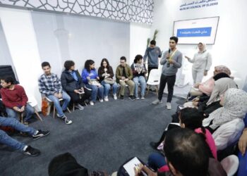 ضمن فعالياته في معرض القاهرة الدولي للكتاب 2024.. جناح مجلس حكماء المسلمين يستضيف جلسةً حواريةً للتعريف بمبادرة منتدى شباب صنَّاع السلام