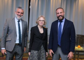 المهندس جرجس يوسف رئيس نيوجيرسي للتطوير العقاري يشارك فى احتفالية سفارة إستونيا باليوم الوطني