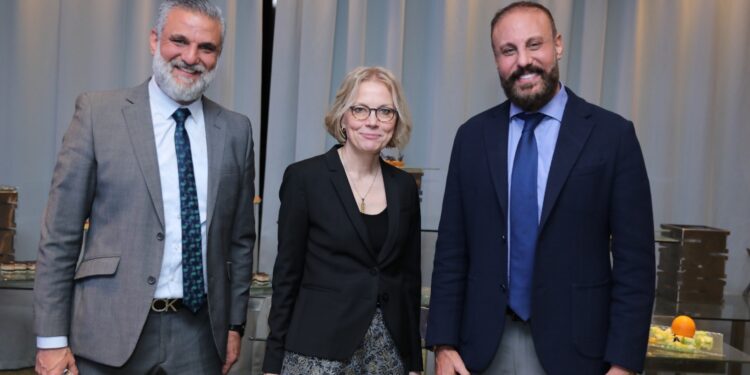 المهندس جرجس يوسف رئيس نيوجيرسي للتطوير العقاري يشارك فى احتفالية سفارة إستونيا باليوم الوطني