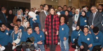 وزيرة الثقافة تلتقي 120شابأ وفتاة من أبناء المحافظات الحدودية ضمن مشروع “أهل مصر”  بمعرض القاهرة الدولي للكتاب 55