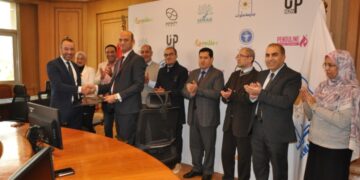*كلية الصيدلة جامعة حلوان توقع اتفاقية تعاون مع شركة براند أحد الشركات الرائدة في صناعة مستحضرات التجميل*